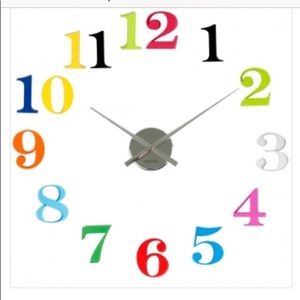 KARLSSON ‘DIY Grand Numbers’ Wall Clock - NIB